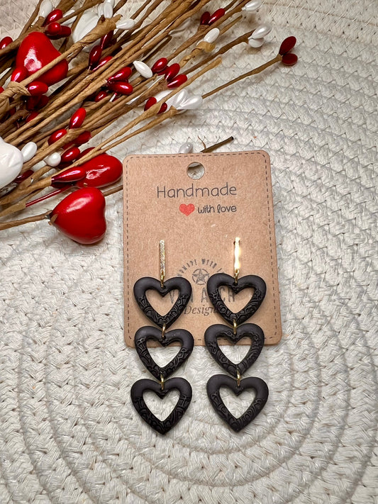 Textured Hearts